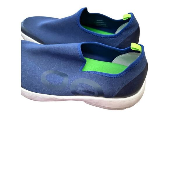 OOFOS Men's Blue OOmg eeZee Low Low Top Recovery Comfort Shoes Size 12 - Picture 2 of 7